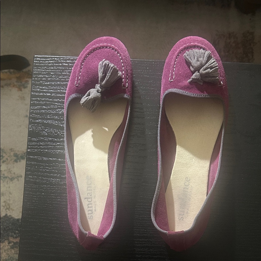 Sundance Suede Loafers with Tassels